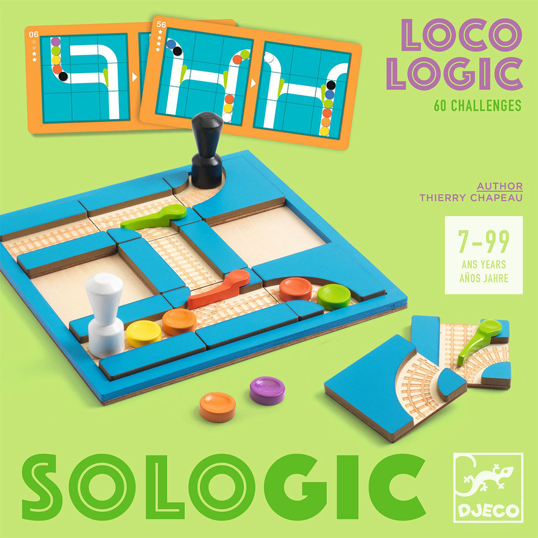 djeco puzzelspel sologic - locologic