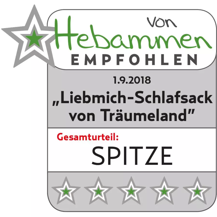 Träumeland Schlafsack Liebmich Wolke grau