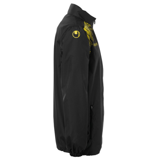 Capa de chuva Goal preta/amarela limão Uhlsport