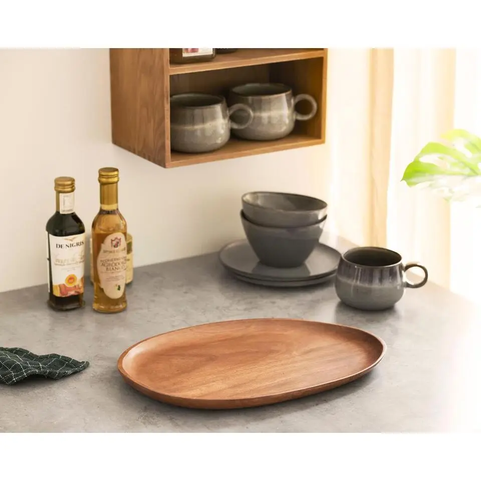 Hioshop Vega houten schaal natuur