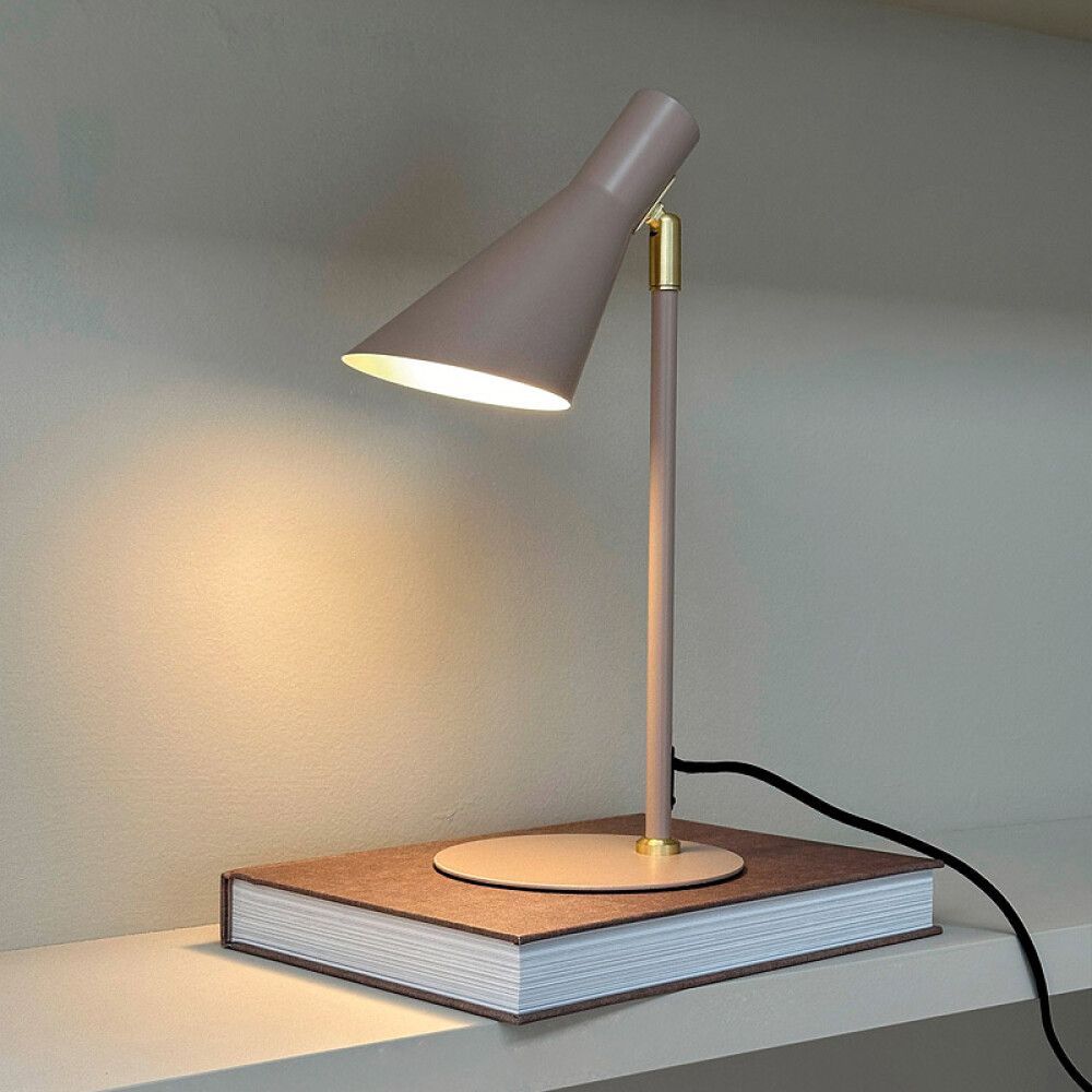 BORDLAMPE DYBERG LARSEN DL12 MINI BEIGE/MESSING