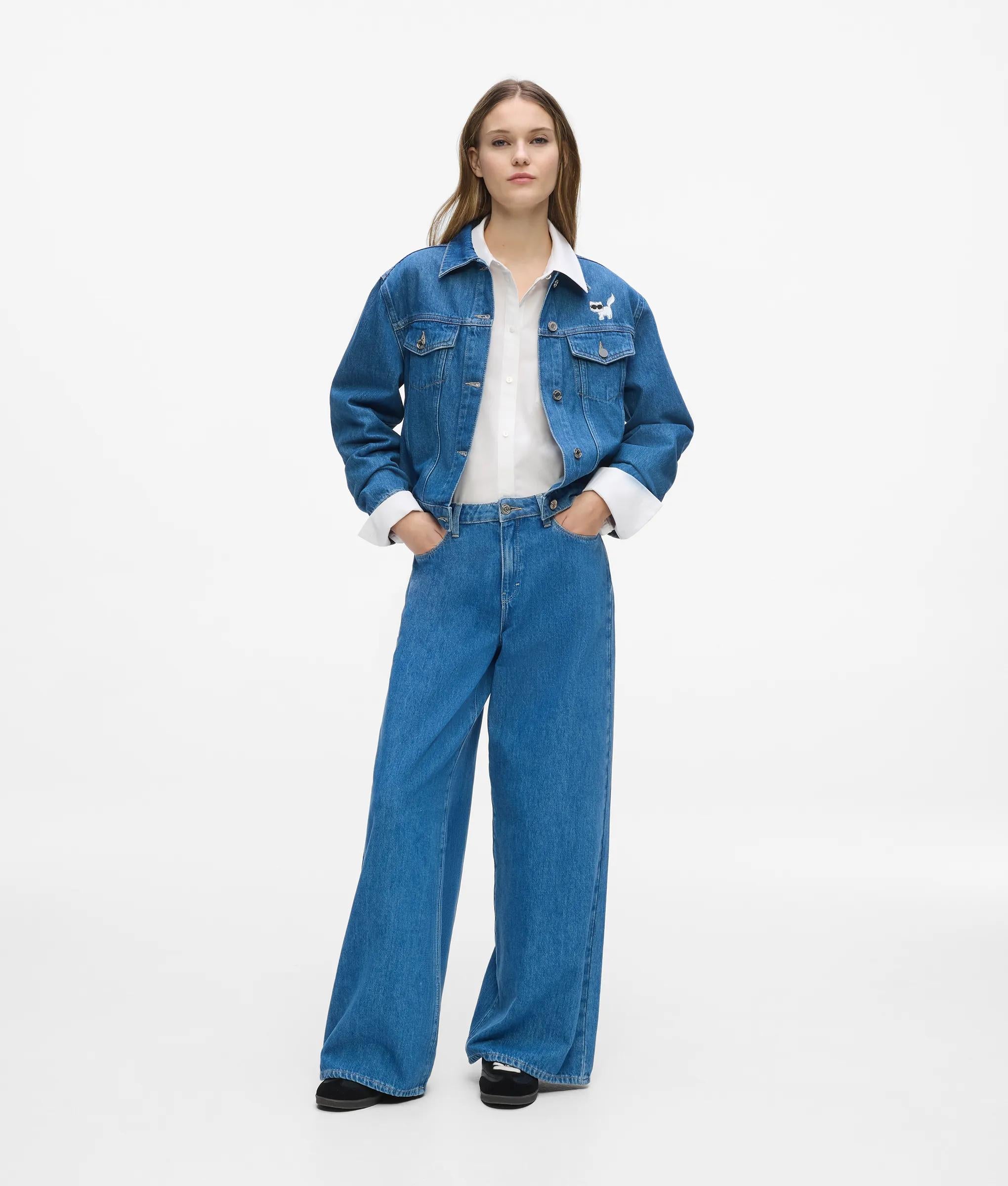 Ikon jeans met wijde pijpen
