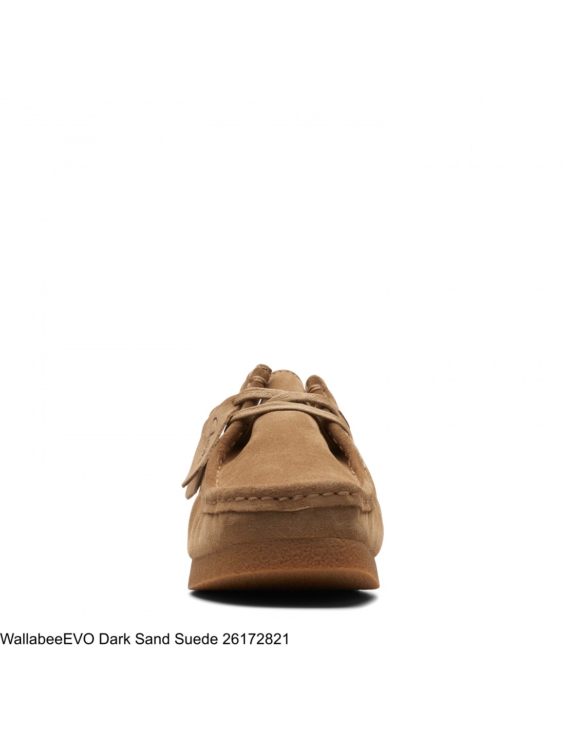 clarks Derbies femme wallabeeevosh dark sand suede