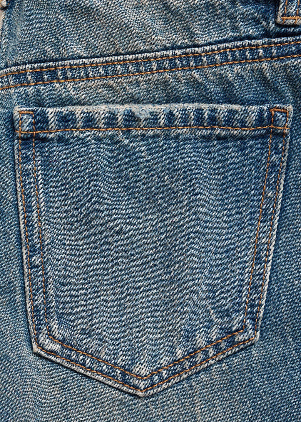 MANGO TEEN straight leg jeans changeant blauw