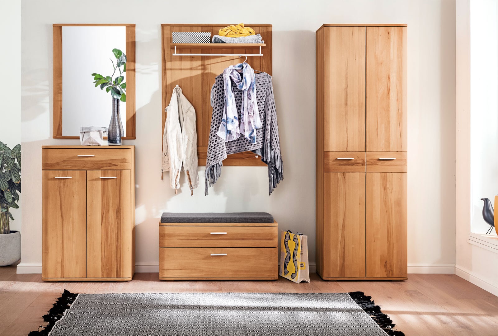 VALMONDO Paneel VEDURA 90 x 29 x 113 cm Teilmassiv braun
