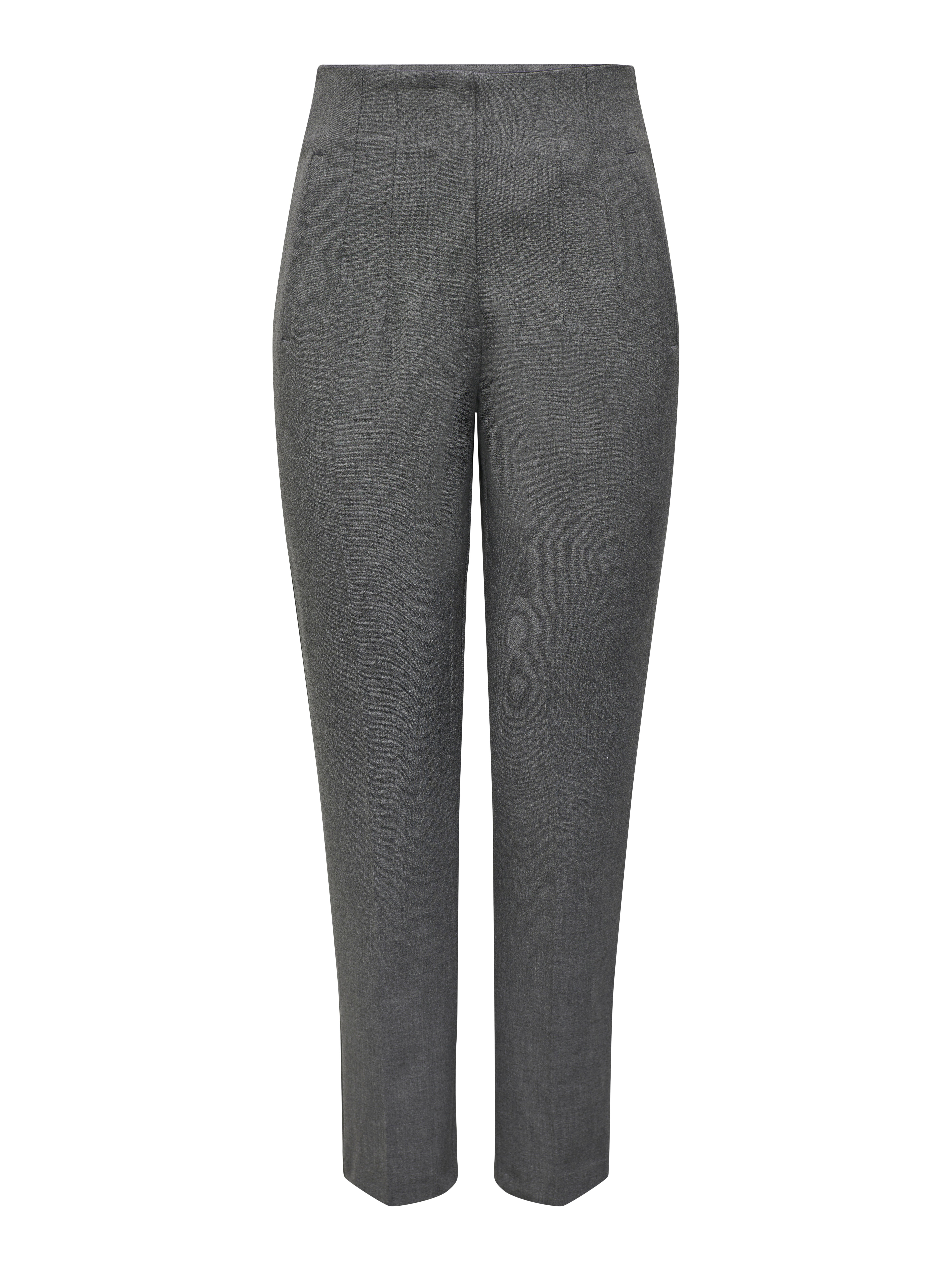JDYSIENNA Hohe Taille Normal geschnitten Hose Dark Grey