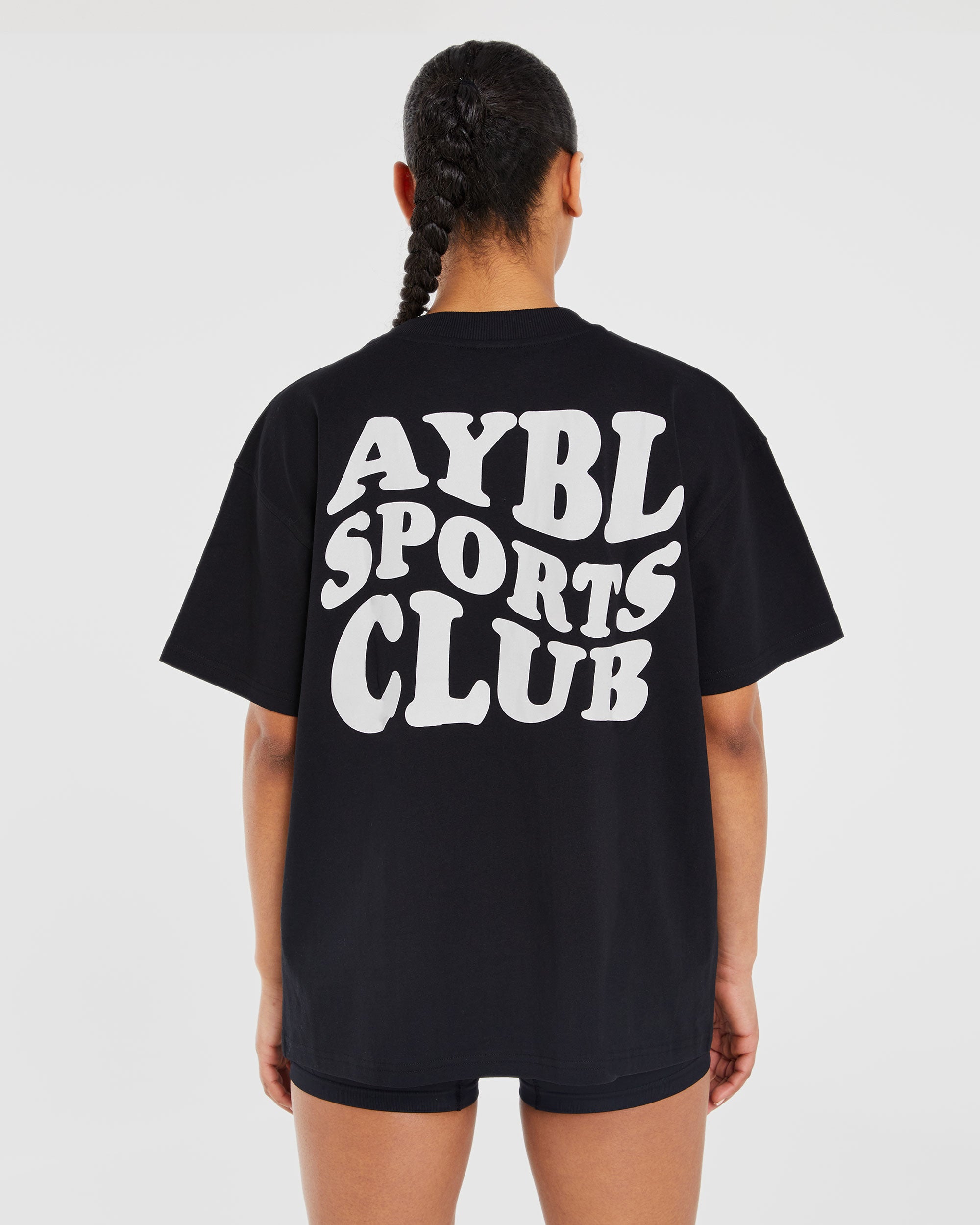 Sports Club Wavy Oversized T Shirt