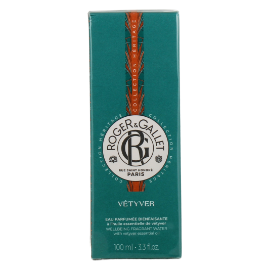 Roger Gallet eau parfumée vétyver - Collection Héritage