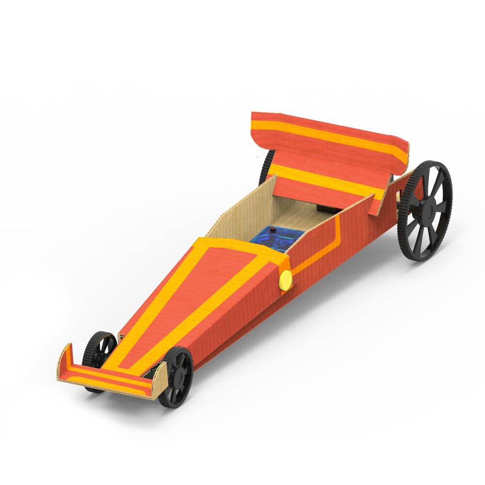 4M Paper Circuit Techcraft - Rennwagen Bausatz