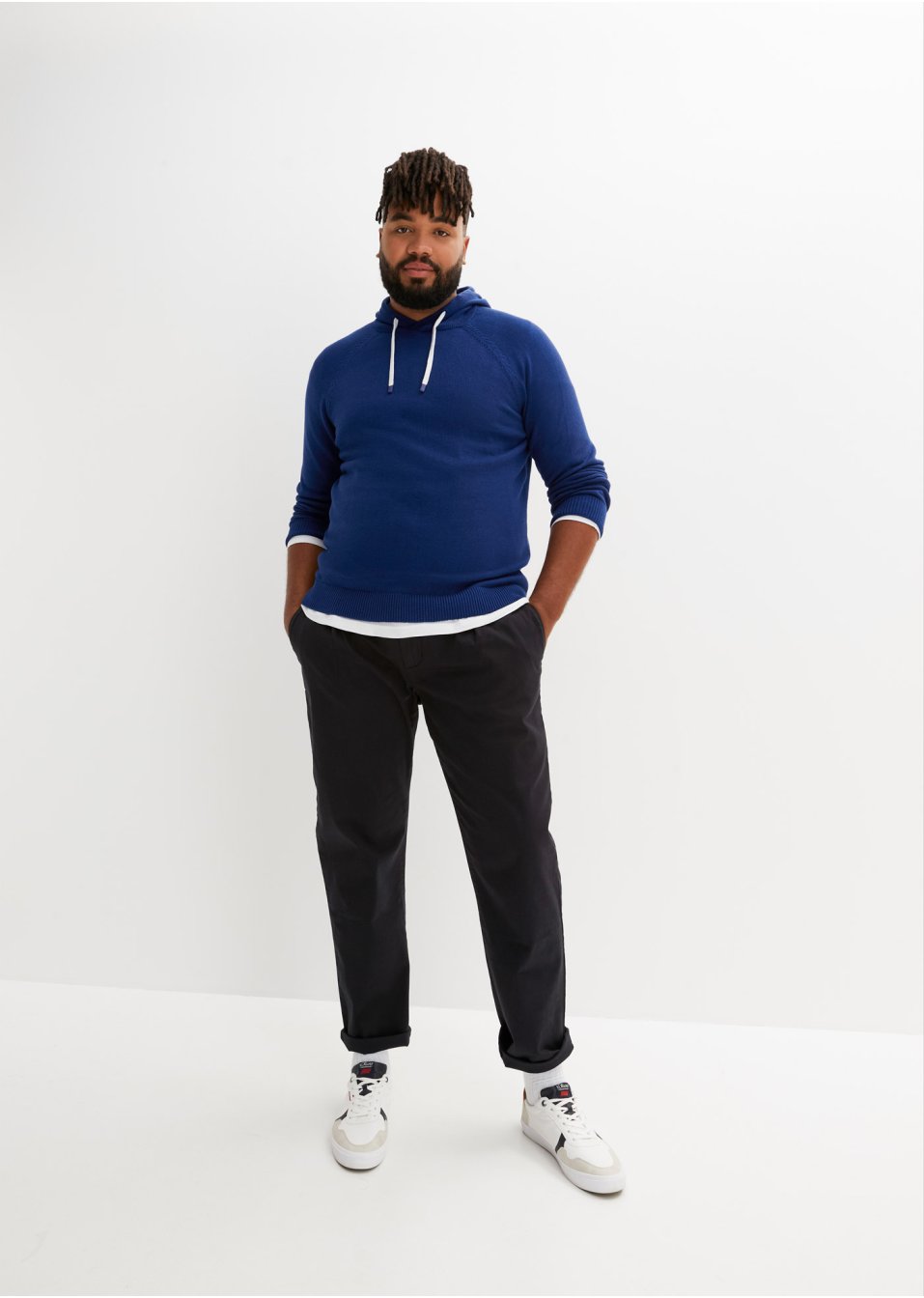 Pull à capuche en coton