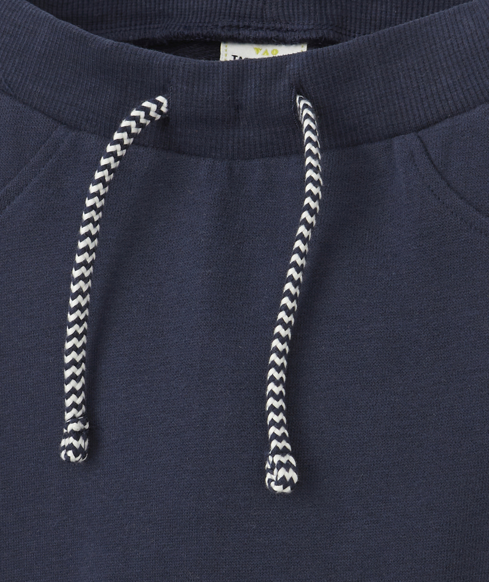 PANTALON SAROUEL BÉBÉ GARÇON EN FIBRES RECYCLÉES BLEU MARINE