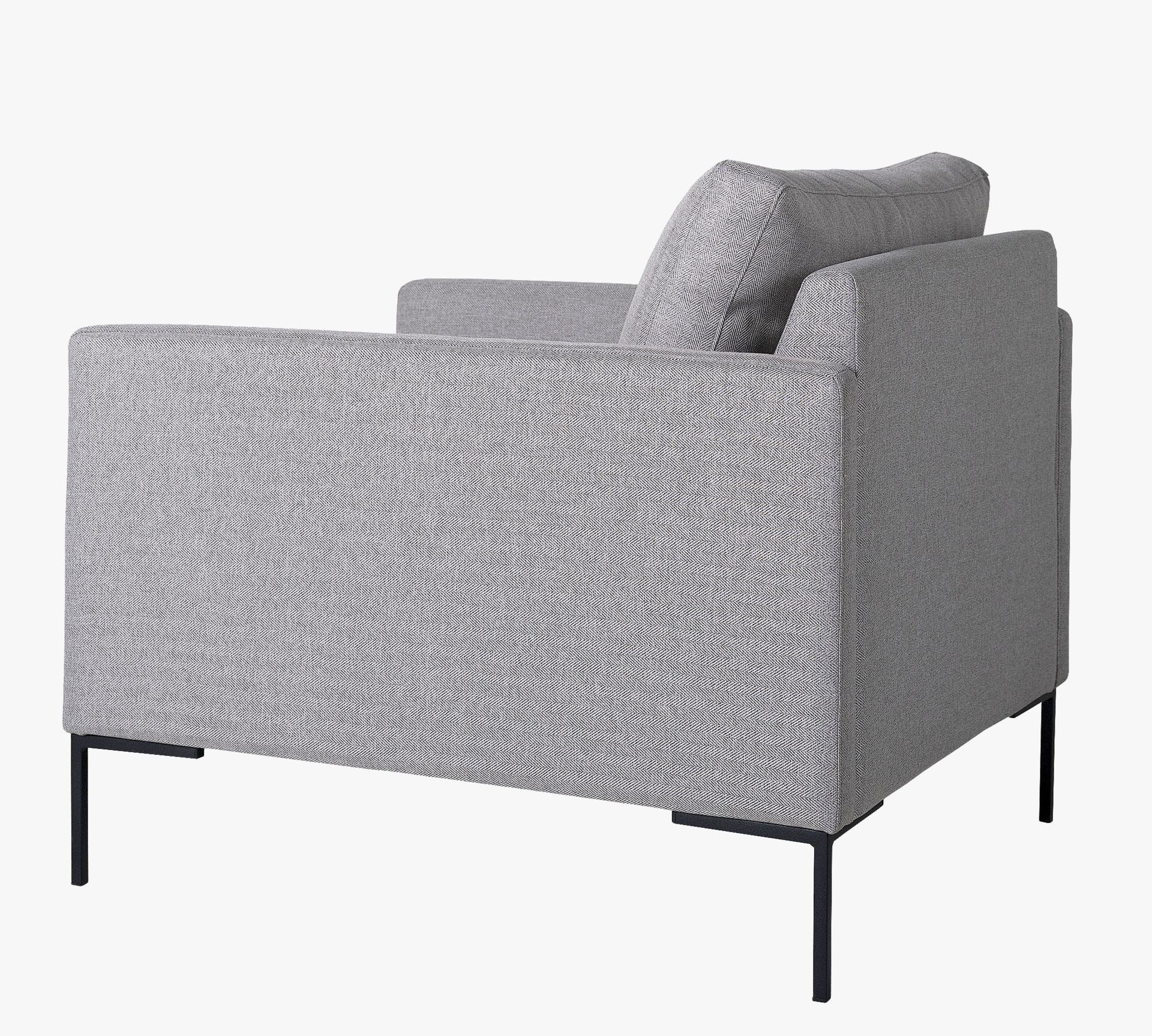 Setetrekkpakke loungestol hvit - 40x40x60 cm