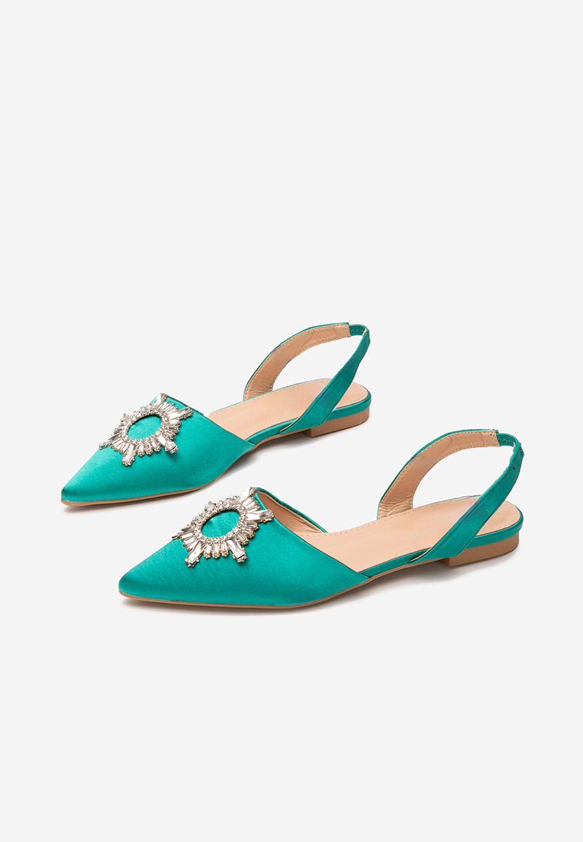 Ballerines élégantes verts Naidia