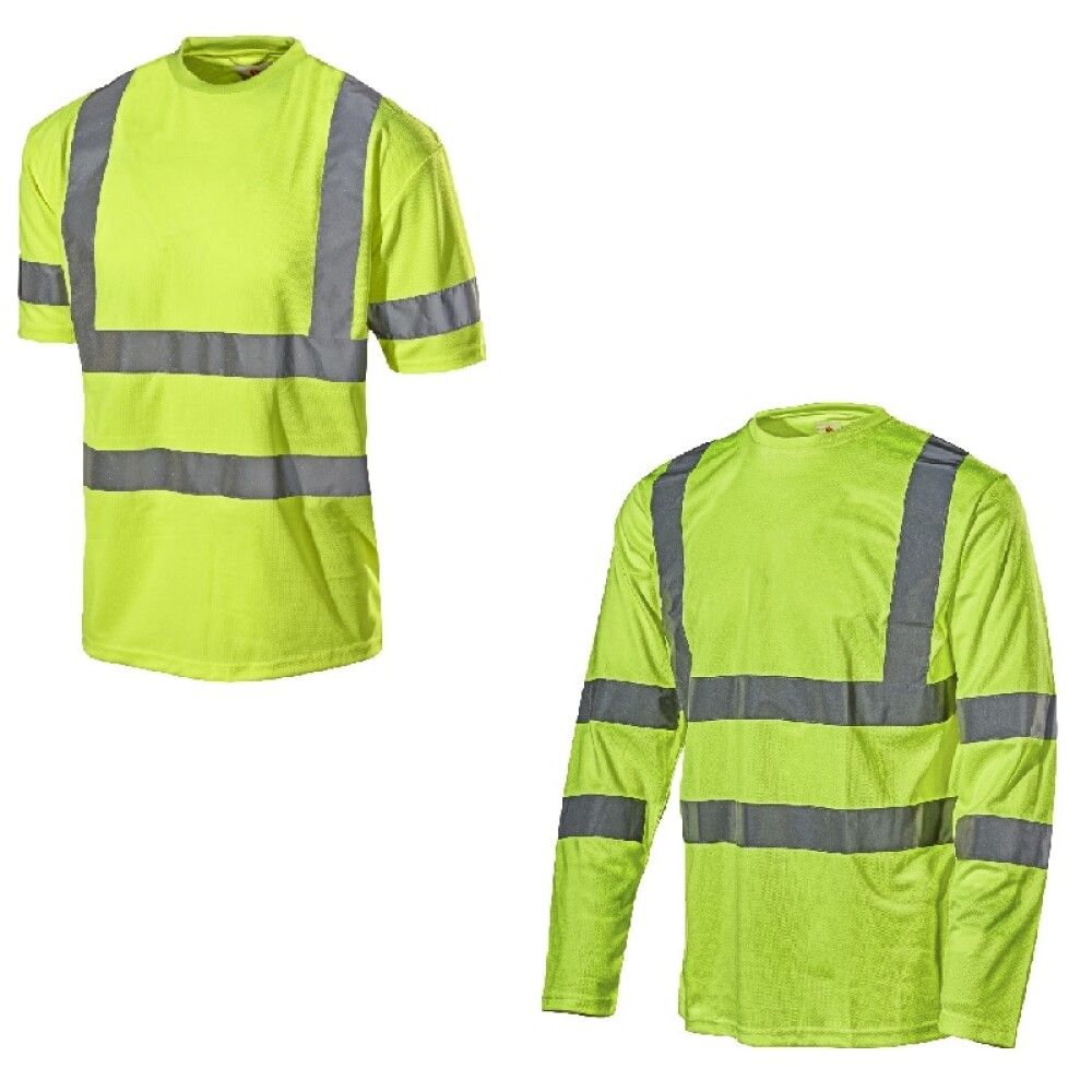T-SKJORTE L.BRADOR GUL STR M-3XL