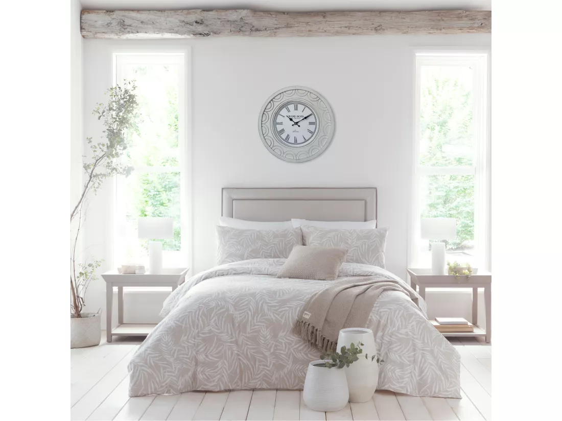 Grande Horloge Murale Horloges Shabby Mdf Blanc pour Cuisine Salon