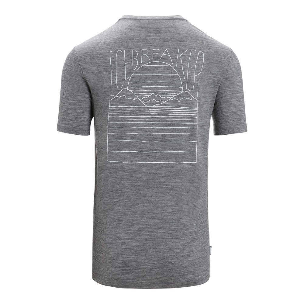 Icebreaker TECH LITE II - Tee-shirt Homme gritstone hthr
