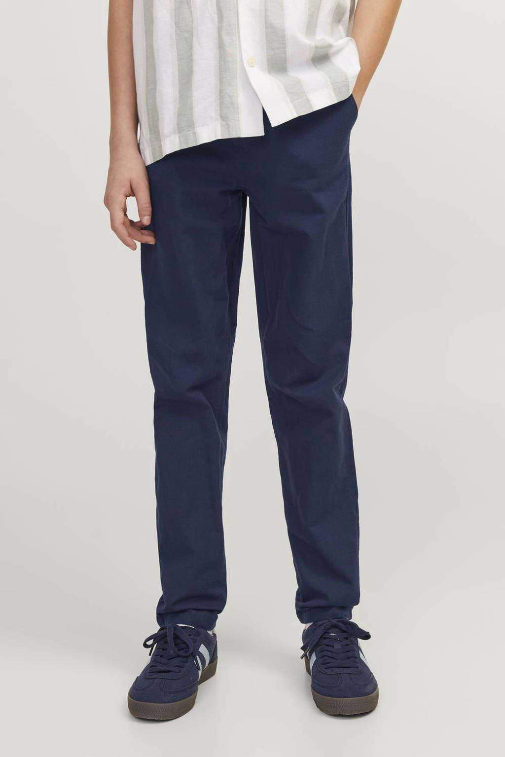 JACK & JONES broek JPSTKANE JJSUMMER donkerblauw