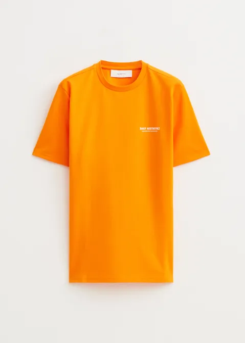 T-shirt met print registered oranje (ORA)