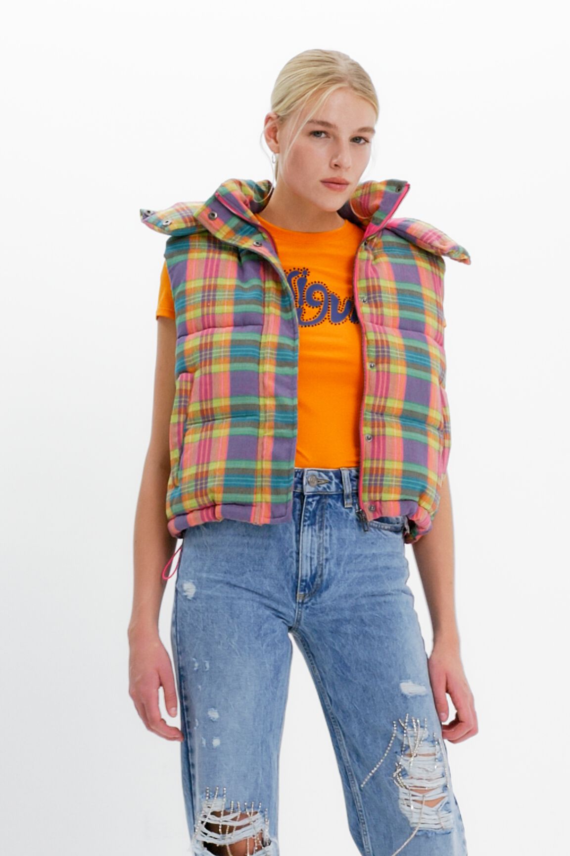 Gilet matelassé carreaux