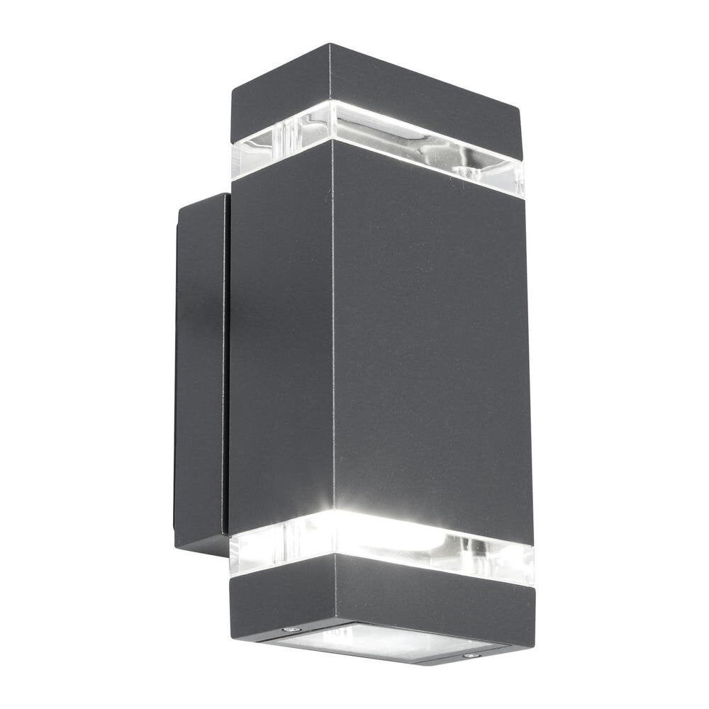 Focus wandlamp in antraciet GU10 IP44