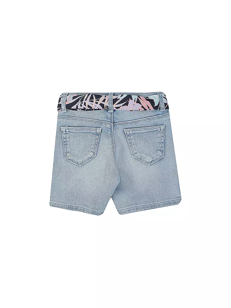 S.OLIVER Mädchen Jeansshorts  hellblau