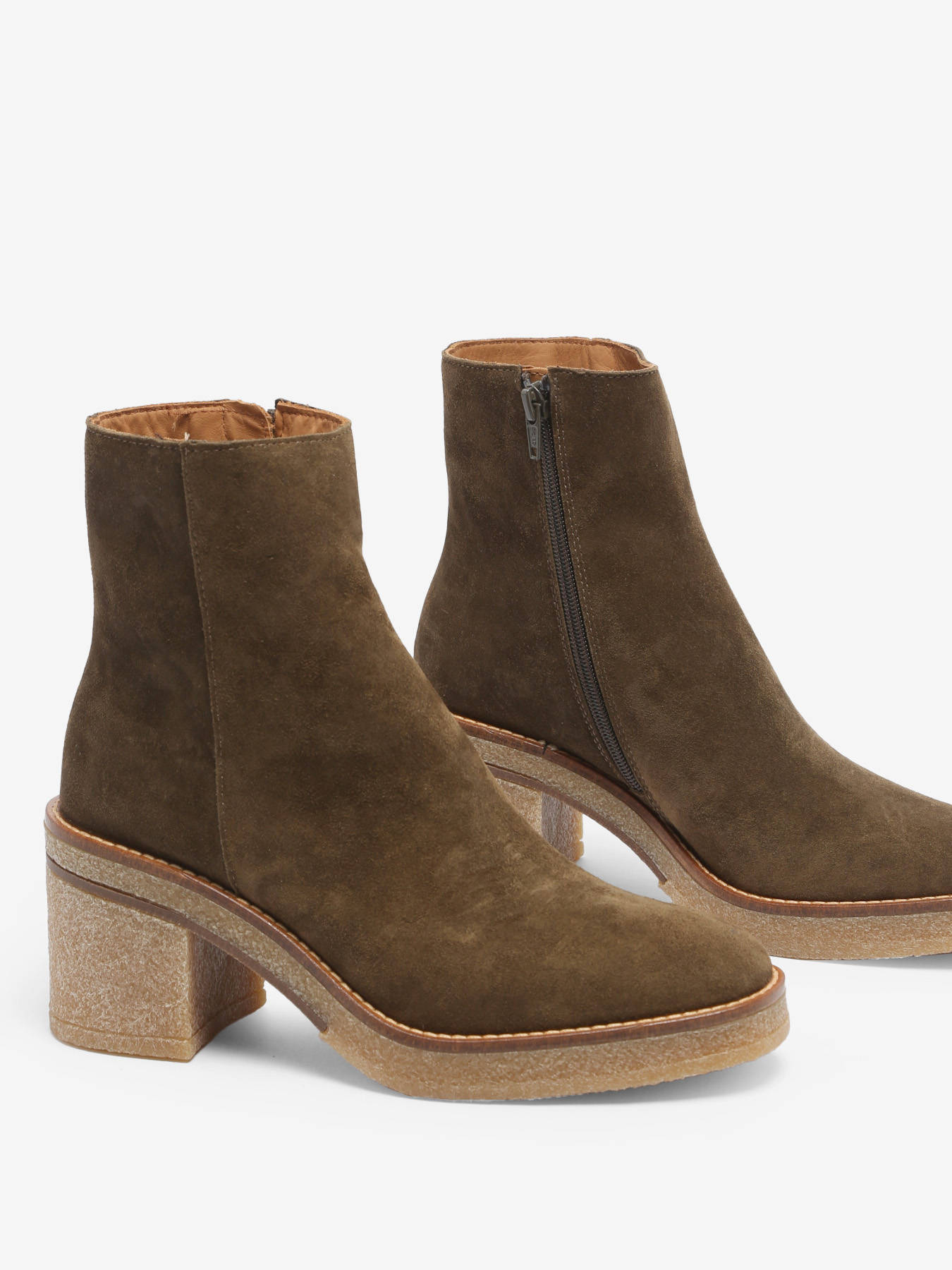Bottines  talon Janis en cuir ALPE