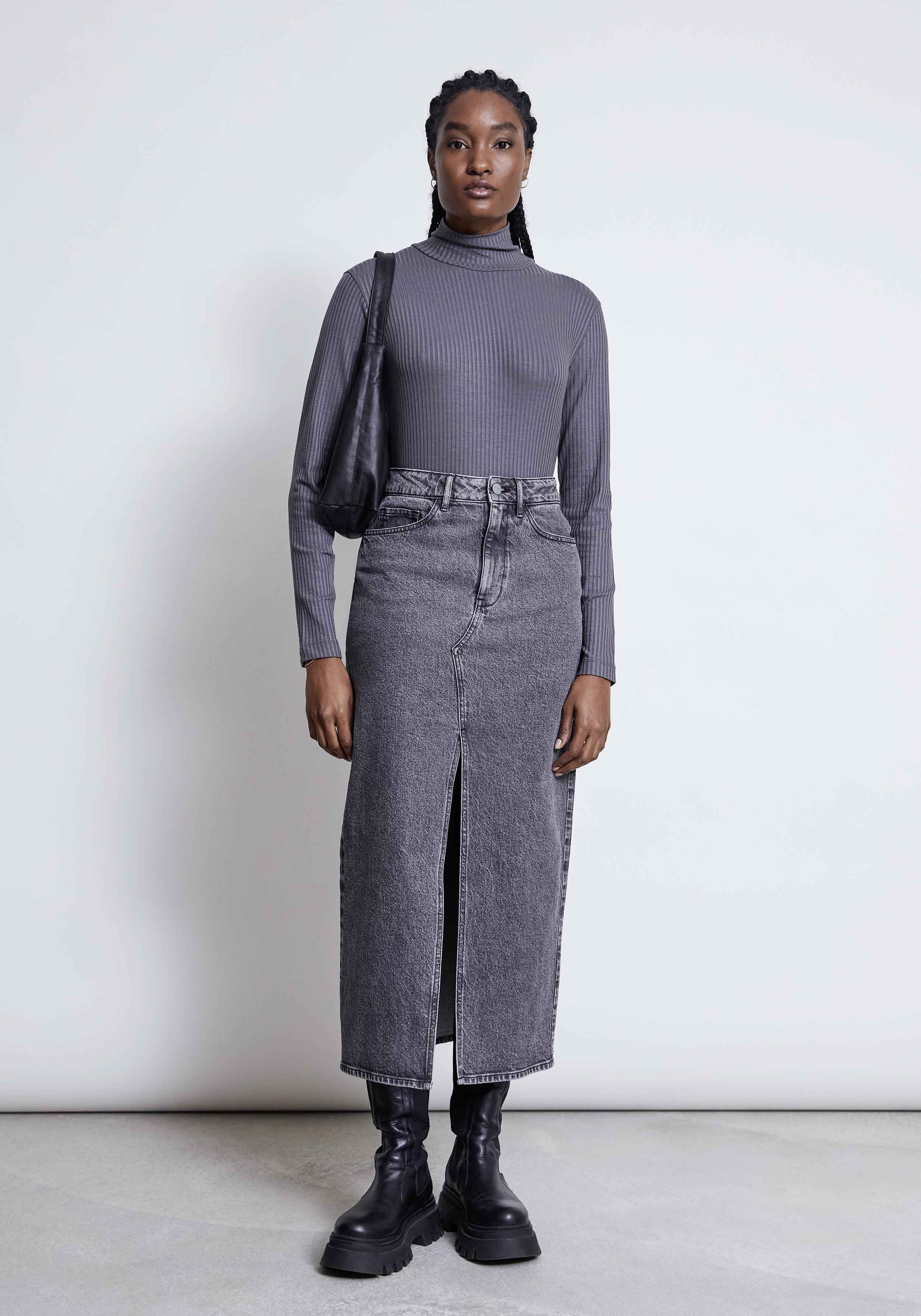 Jan 'n June Longsleeve Mio Turtle Neck Dark Grey