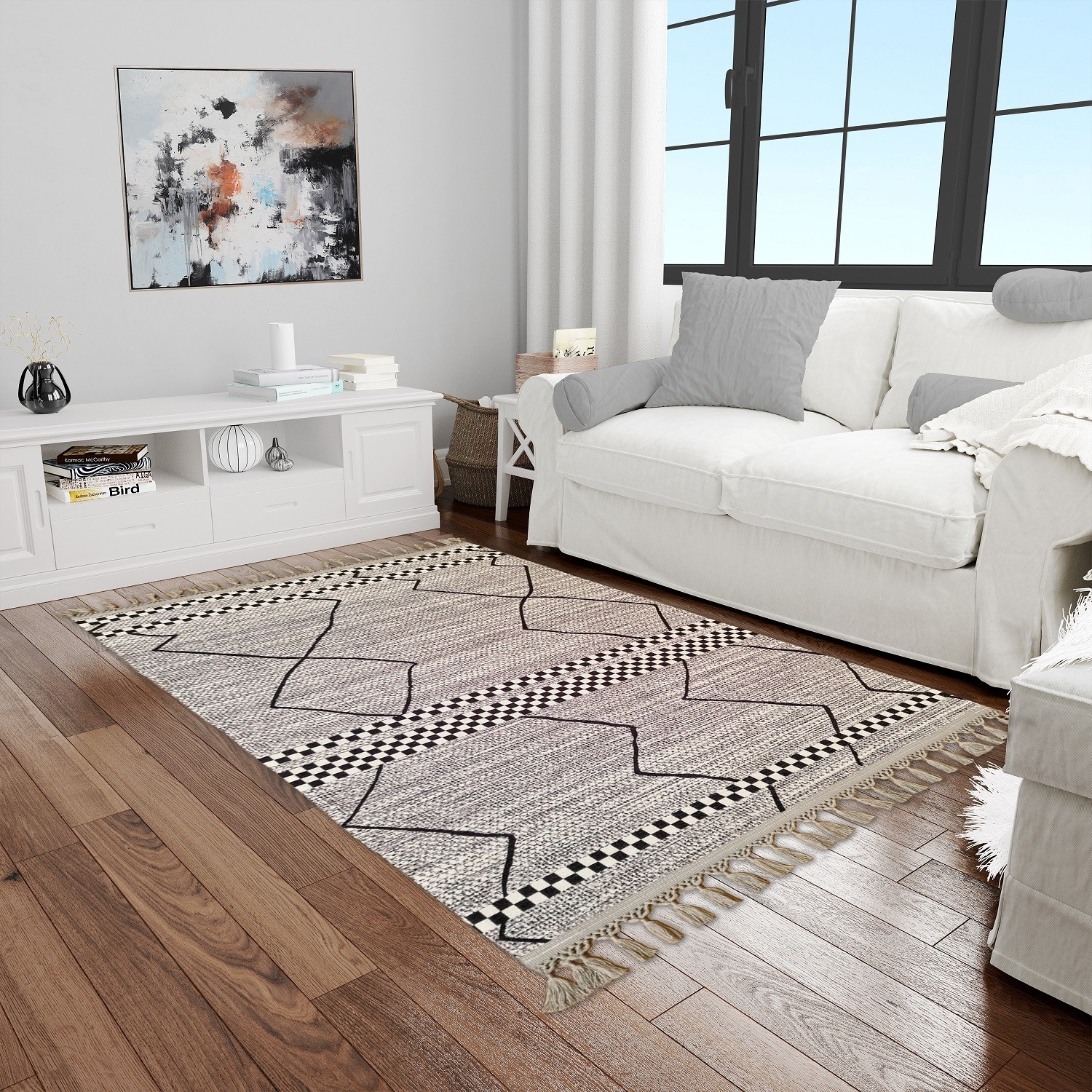Mani Textile TPS_BERB_00 - Tapis de salon TINGHIR