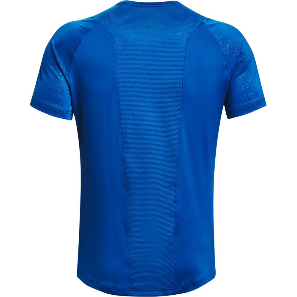 Under Armour RUSH EMBOSS - Maillot Homme bleu