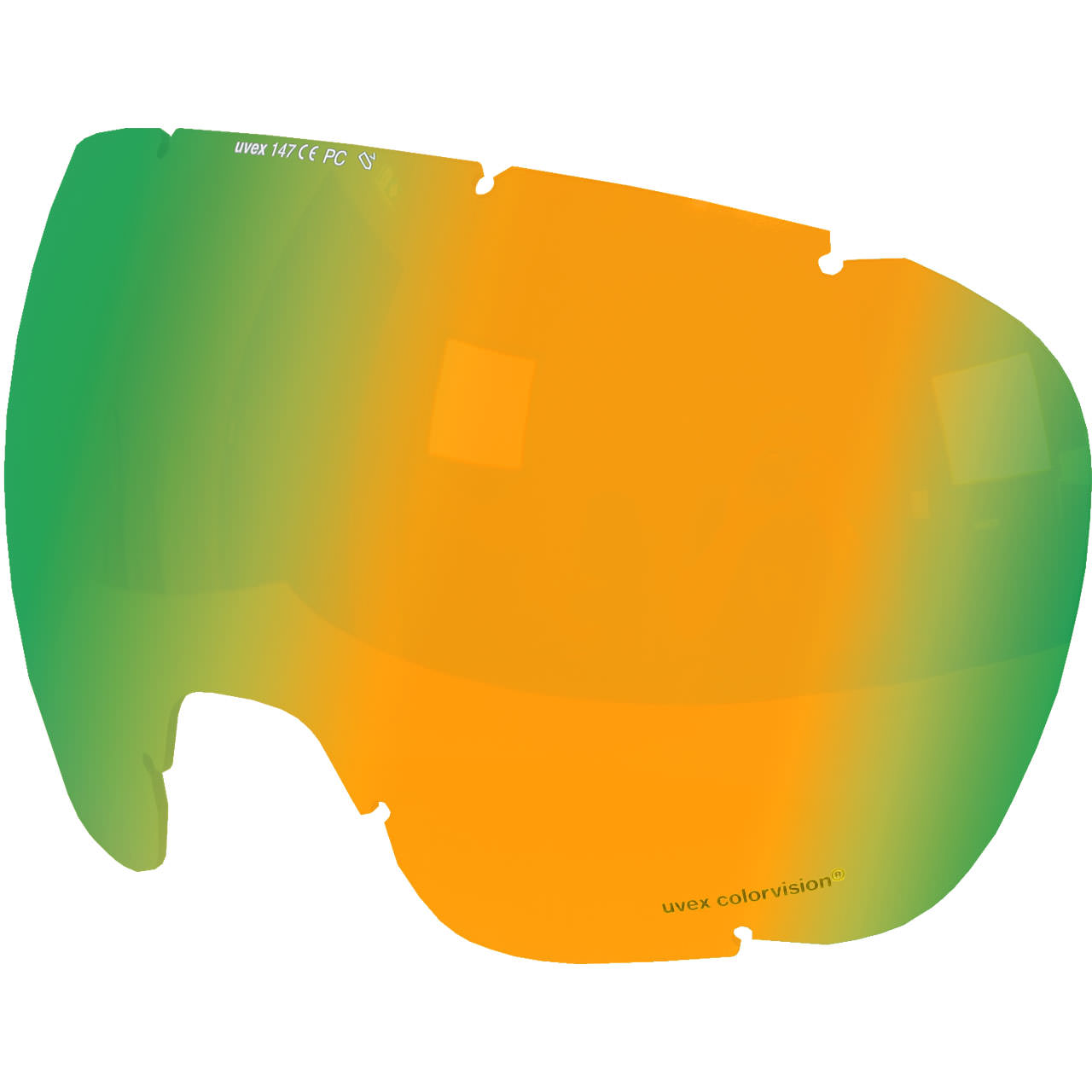 Uvex Contest ESS Ersatzscheibe SL orange-green | Uvex Skibrillen | Uvex | U | MARKEN | XSPO