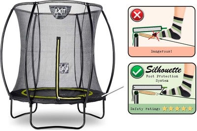 EXIT Silhouette Trampoline 183cm, Black