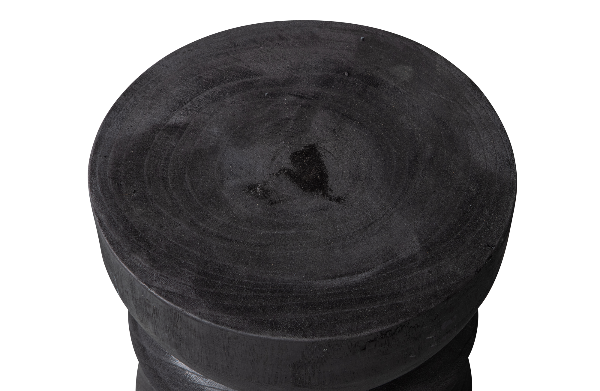 WOOOD kruk Bikkel hout 40xØ28cm Bikkel kruk hout 40xØ28cm zwart