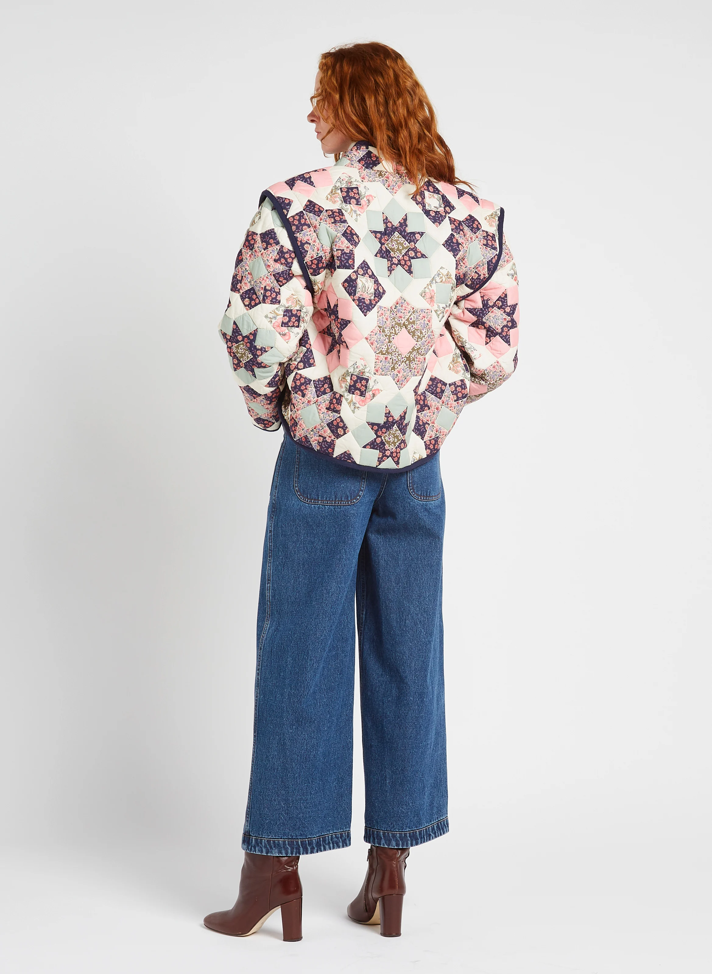 NELIANA - Veste patchwork en coton | Multicolore