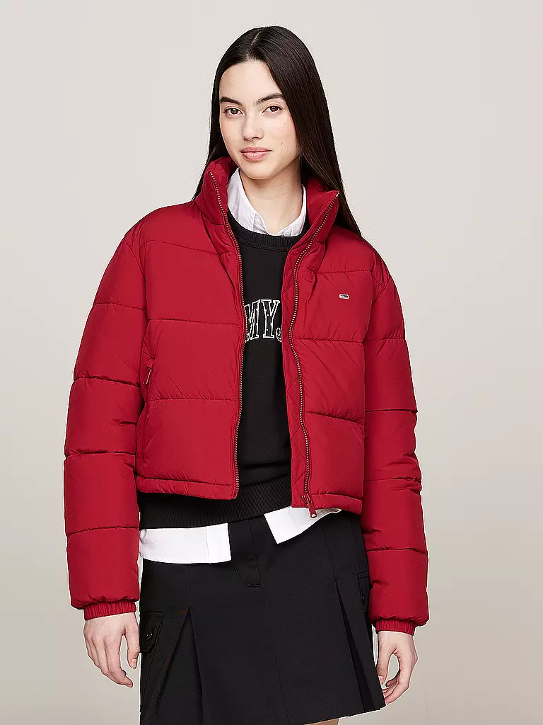 TOMMY JEANS Steppjacke rot