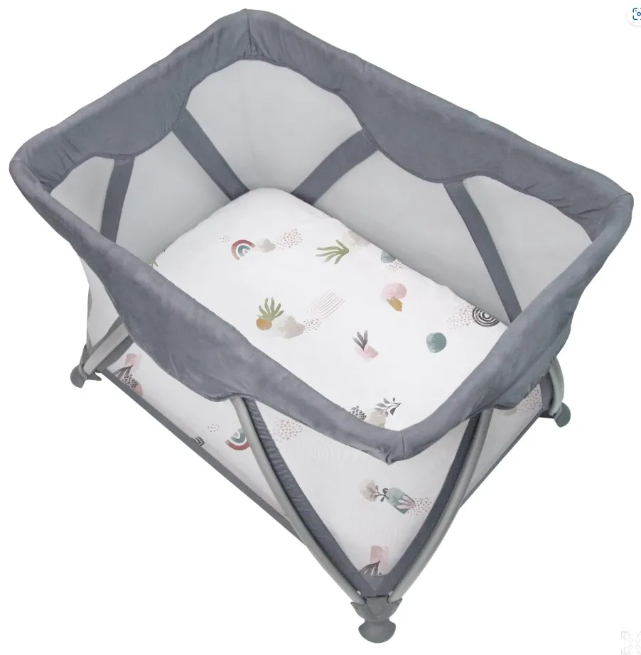 Kushies Drap Contour Percale pour Parc - Floral