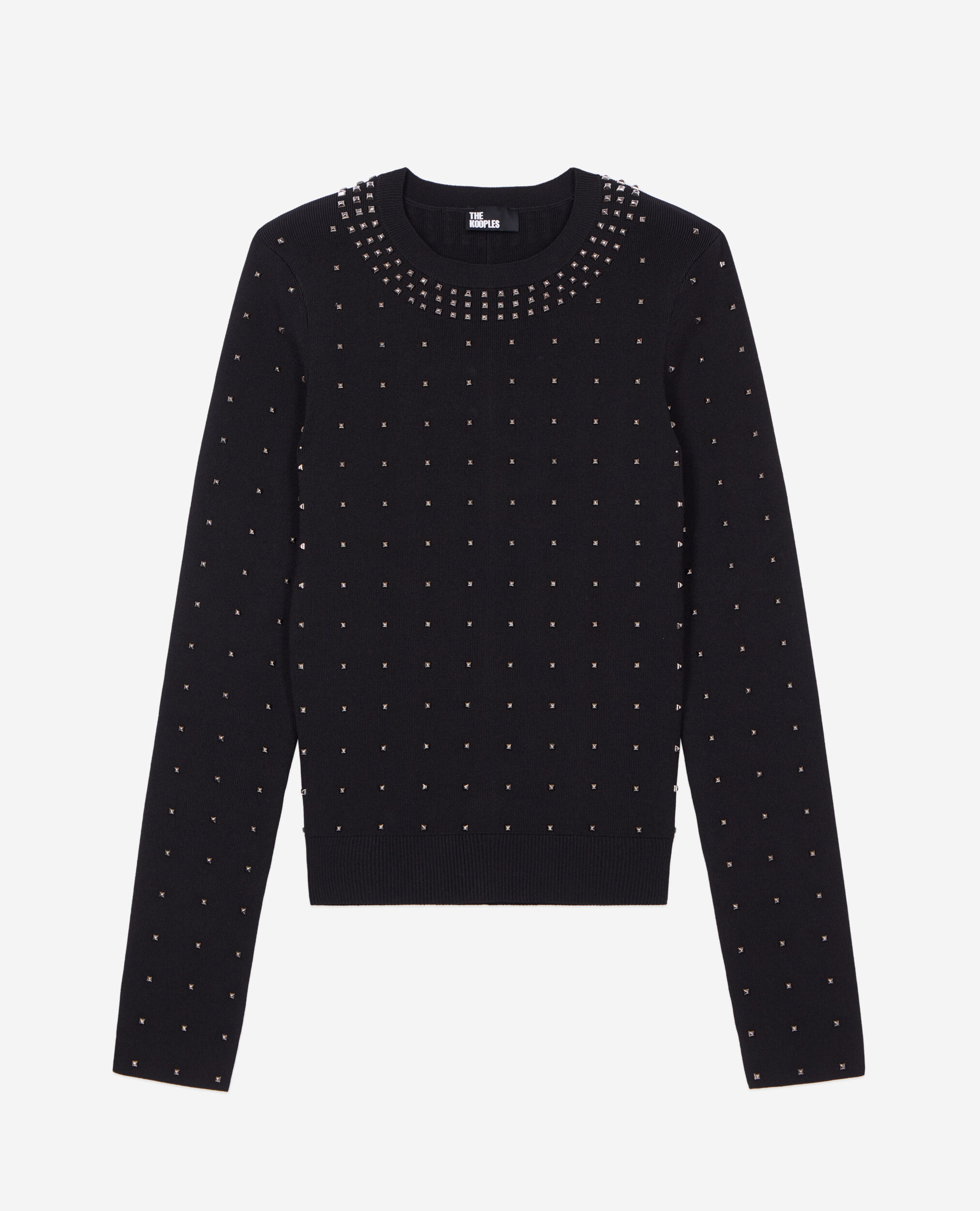 Black sweater with spikes