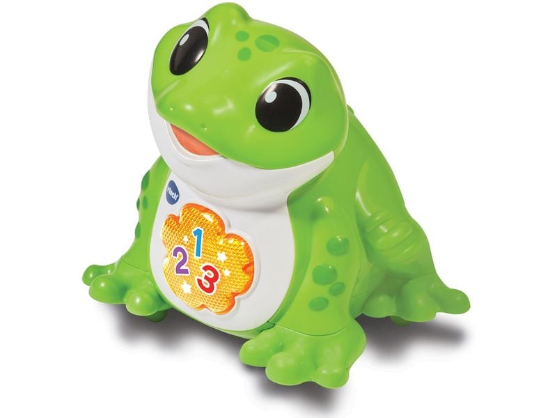 Vtech Beschäftigungsspielzeug Pop, Ma Grenouille Hop Hop -F Musikspass mit dem energiegeladenen Frosch