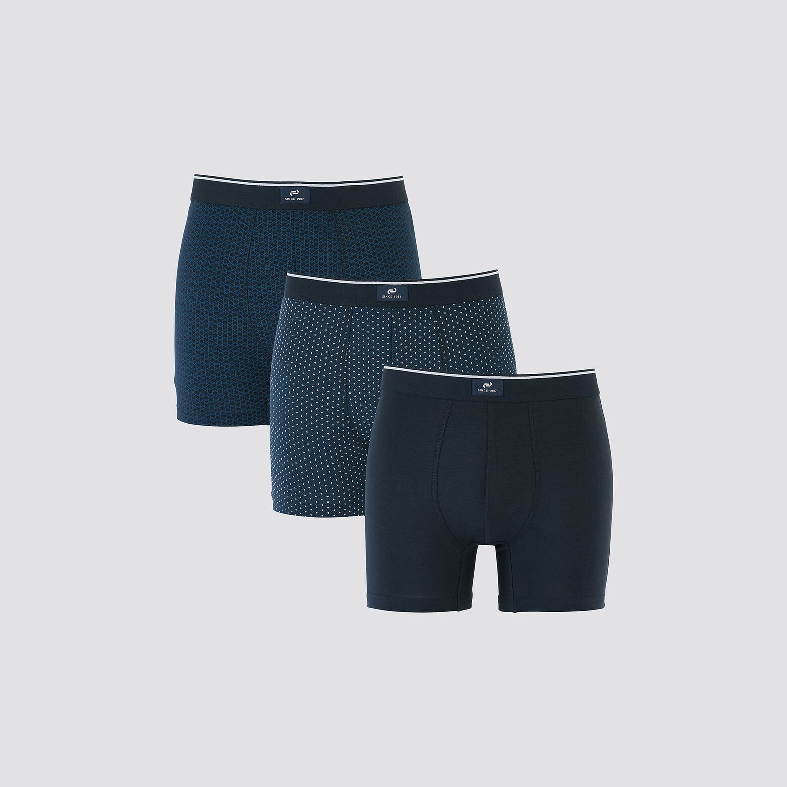 Lot boxer pour personne à mobilité réduite Bleu foncé