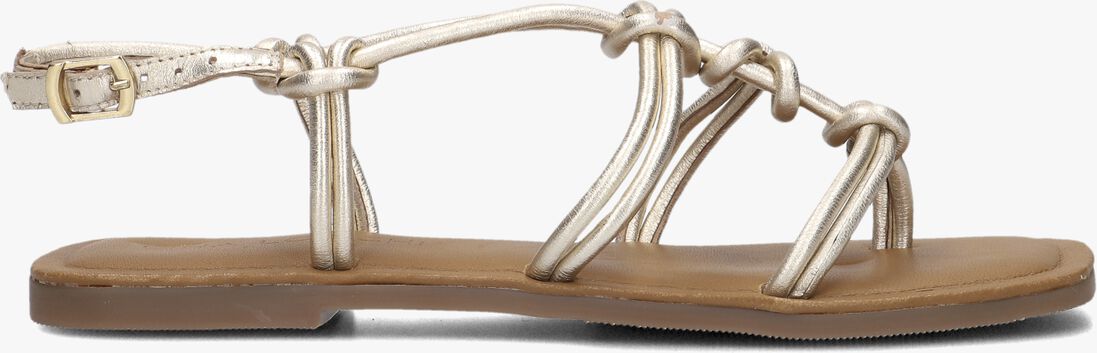 gouden lina locchi platte sandalen l1285