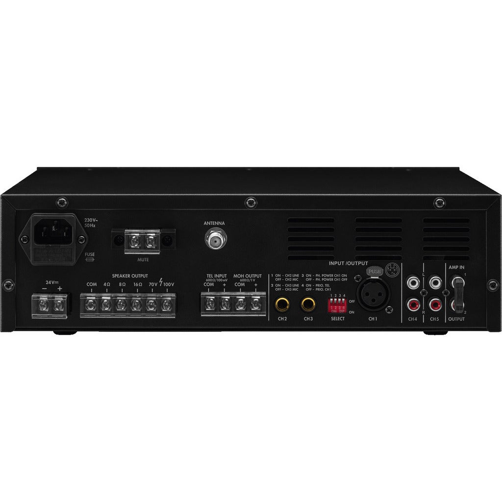 Monacor PA-812DAP klasse D mixing versterker / mediaspeler