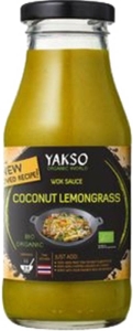Yakso Woksauce Coconut Lemongrass, 240 ml