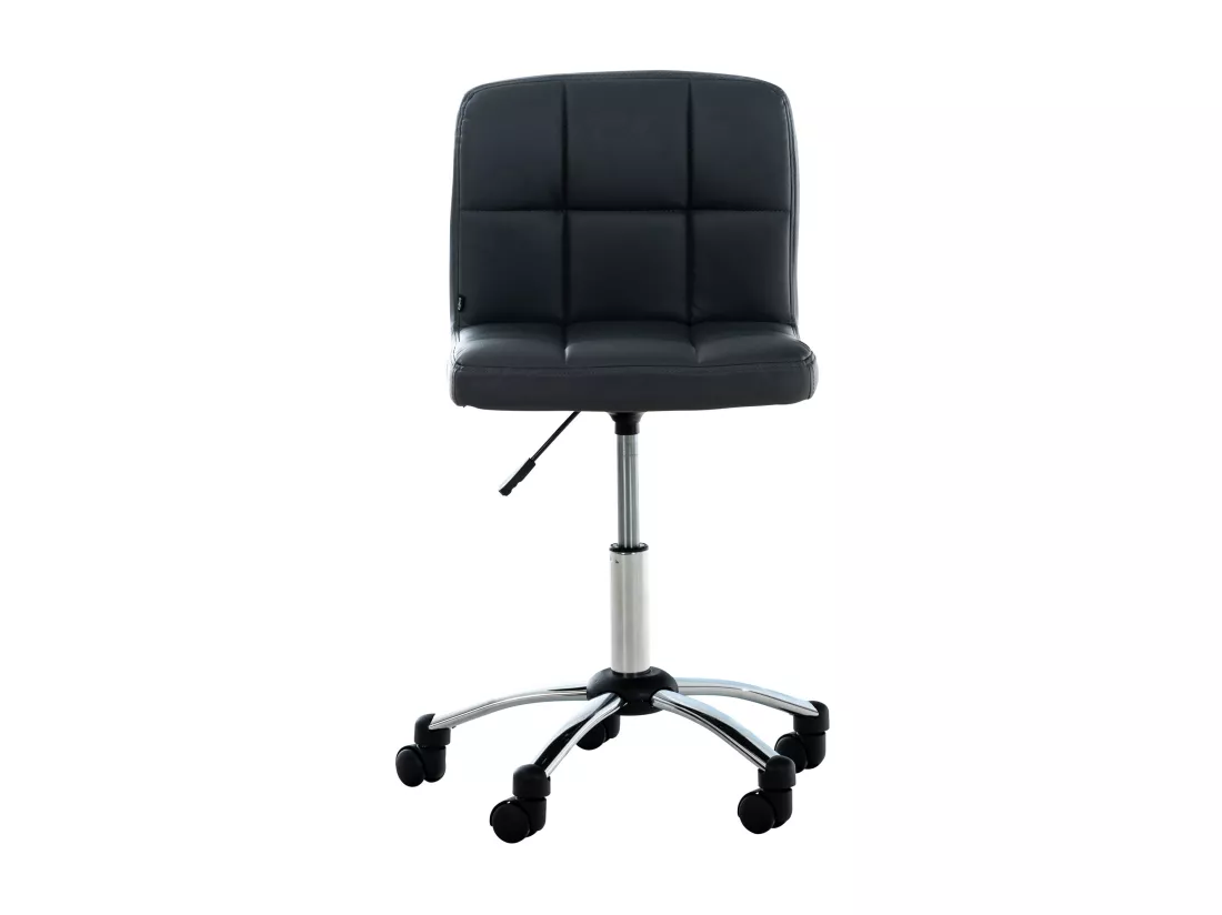 Chaise de bureau - Similicuir & Métal - Gris - Medica