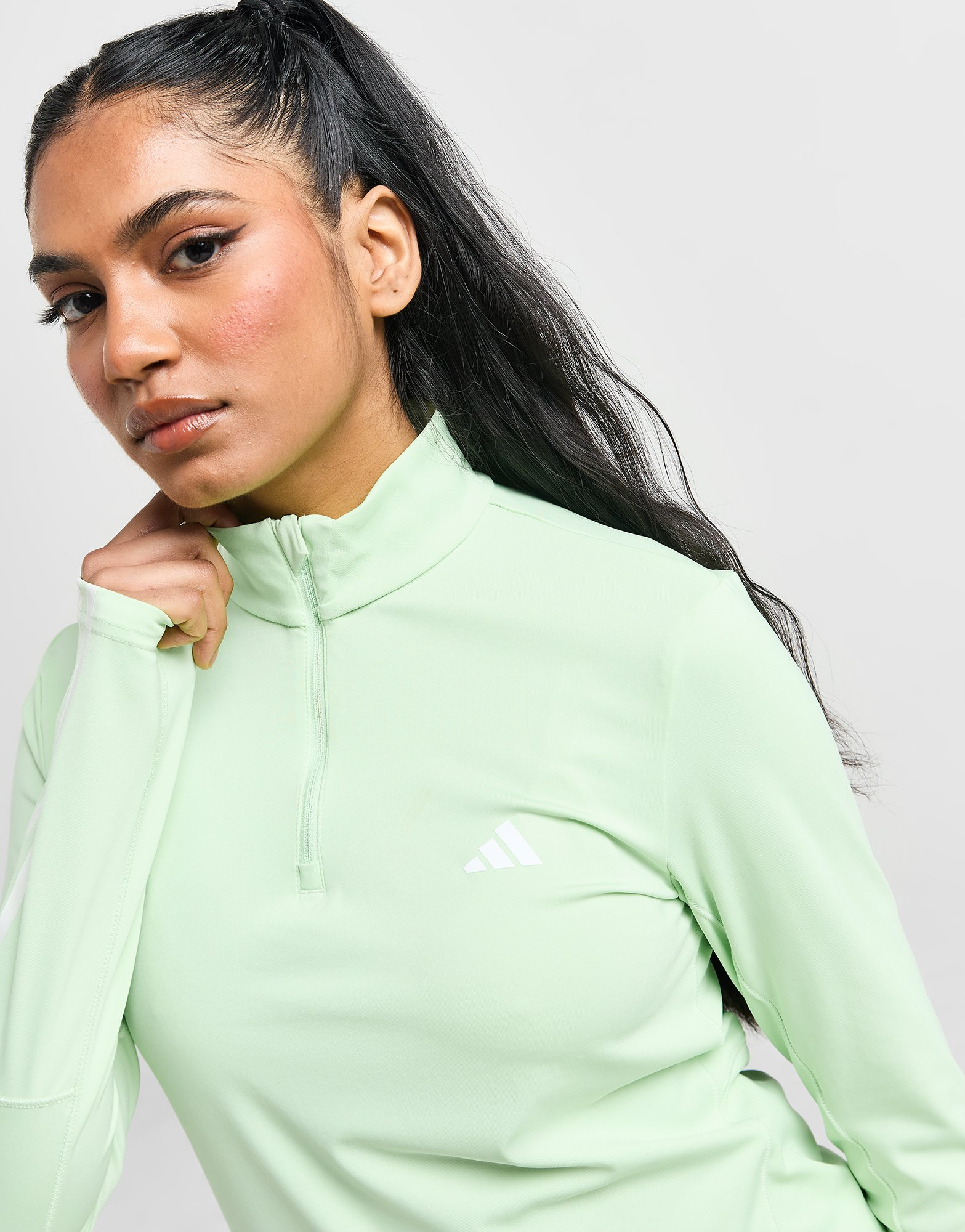 adidas Veste de survêtement de training zip 1/4 Hyperglam