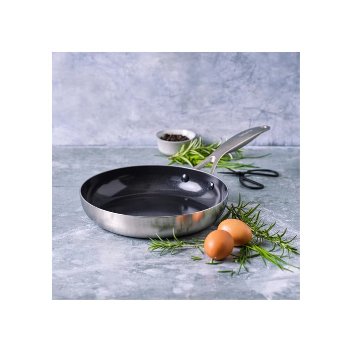 GreenPan Geneva Koekenpannenset 20 en 28 cm RVS