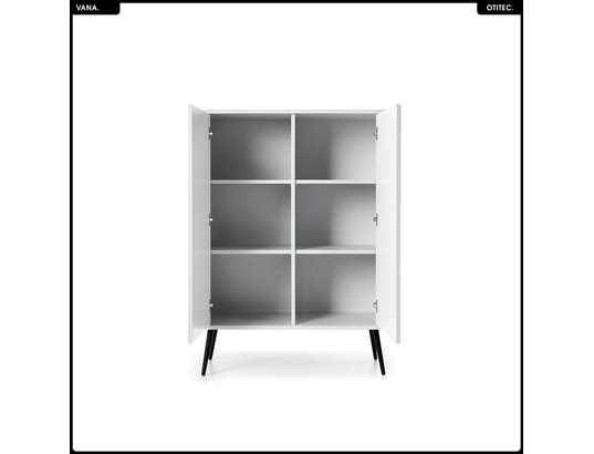 OTITEC - Commode - l.103 x h.129 x p.39 cm - vana - blanc