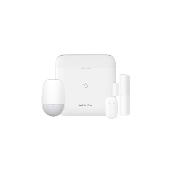 Hikvision Kit Axpro 868MHz 96 Zonas Central   Detector Pir   Comando   Contacto Magnético - DS-PWA96-Kit-WE