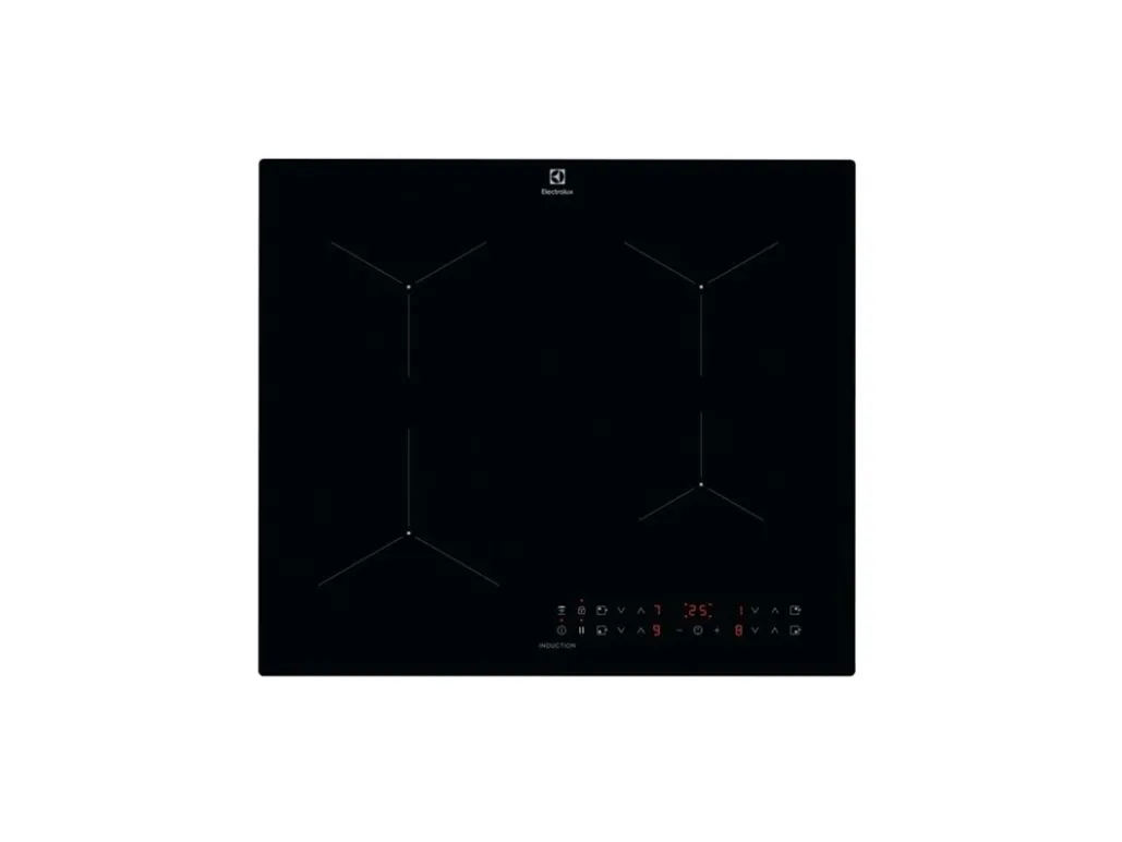 Electrolux LIL61434C, Sort, Indbygget, 59 cm, Zone induktionskogeplade, Keramisk, 4 zone(s)
