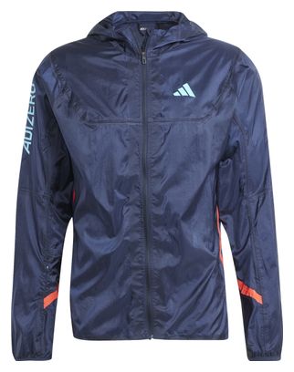 Veste imperméable adidas Performance adizero Bleu