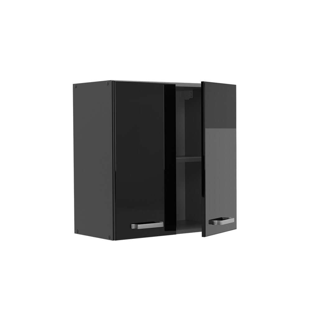 Vicco Hängeschrank Küchenschrank R-Line Solid Anthrazit Schwarz 60 cm modern