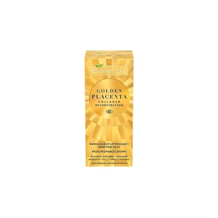Bielenda GOLDEN PLACENTA COLLAGEN RECONSTUCTOR hydraterende en liftende anti-rimpel oogcrème 15 ml